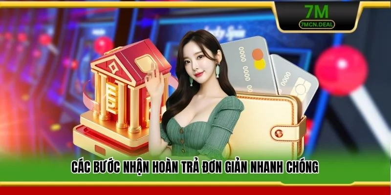 Các bước nhận hoàn trả đơn giản nhanh chóng